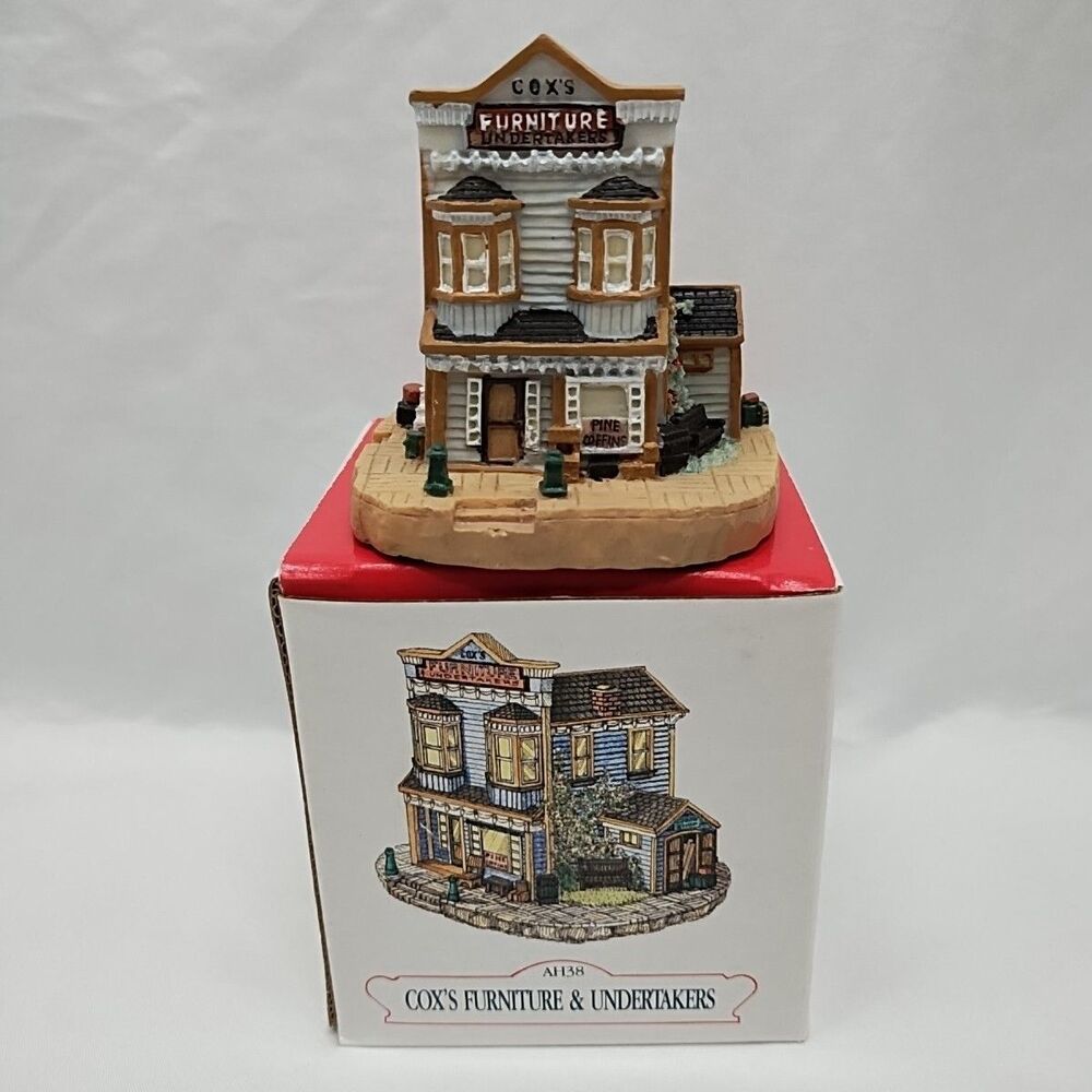 The Americana Collection Cox Furniture And Undertakers Ceramic Figure 3"